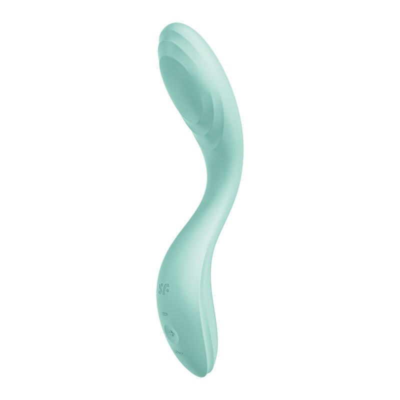 Buy Satisfyer Rrrolling Pleasure - Mint USB Rechargeable Vibrator – Naughtyhut NZ sex toys online. Discreet delivery & top brands.