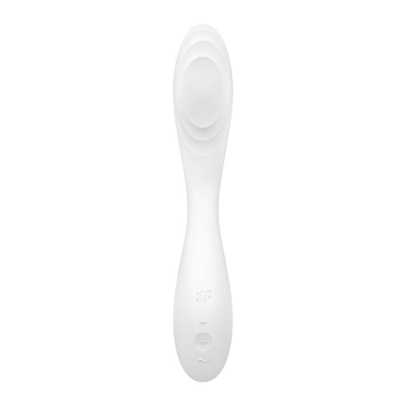 Buy Satisfyer Rrrolling Pleasure - White USB Rechargeable Vibrator – Naughtyhut NZ sex toys online. Discreet delivery & top brands.