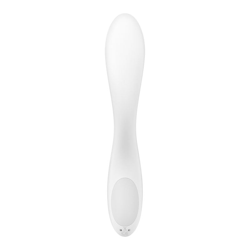 Buy Satisfyer Rrrolling Pleasure - White USB Rechargeable Vibrator – Naughtyhut NZ sex toys online. Discreet delivery & top brands.