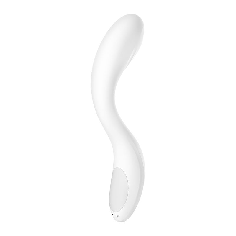 Buy Satisfyer Rrrolling Pleasure - White USB Rechargeable Vibrator – Naughtyhut NZ sex toys online. Discreet delivery & top brands.
