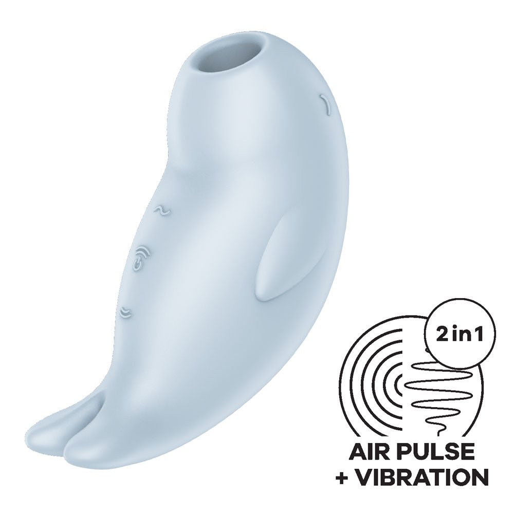 Satisfyer Seal You Soon - Baby Blue USB Rechargeable Air Pulse Stimulator – Sex toys NZ by Naughtyhut. Discreet delivery nationwide.