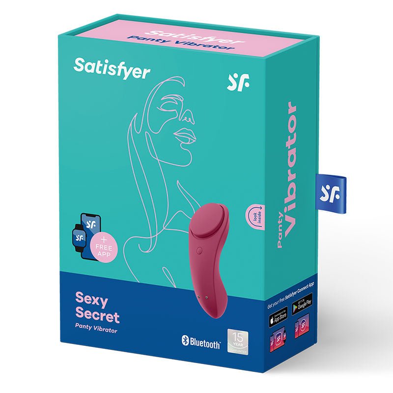 Buy Satisfyer Sexy Secret - App Contolled USB - Rechargeable Panty Vibrator – Naughtyhut NZ sex toys online. Discreet delivery & top brands.