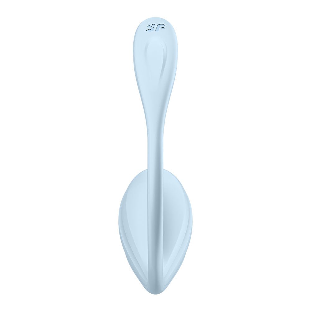 Satisfyer Smooth Petal - Light Blue - Light Blue USB Rechargeable Wearable Stimulator with App Control – Sex toys NZ by Naughtyhut. Discreet delivery nationwide.