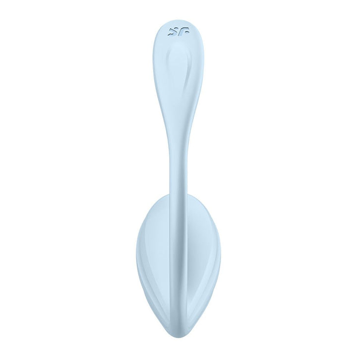 Satisfyer Smooth Petal - Light Blue - Light Blue USB Rechargeable Wearable Stimulator with App Control – Sex toys NZ by Naughtyhut. Discreet delivery nationwide.