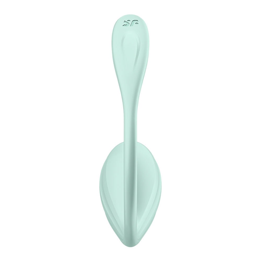 Buy Satisfyer Smooth Petal - Mint - Mint USB Rechargeable Wearable Stimulator with App Control – Naughtyhut NZ sex toys online. Discreet delivery & top brands.