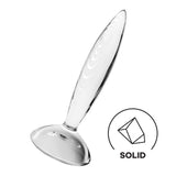 Buy Satisfyer Sparkling Crystal - Clear Glass Butt Plug – Naughtyhut NZ sex toys online. Discreet delivery & top brands.