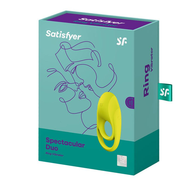 Satisfyer Spectacular Duo - Light Green USB Rechargeable Cock & Balls Ring – Sex toys NZ by Naughtyhut. Discreet delivery nationwide.