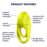 Buy Satisfyer Spectacular Duo - Light Green USB Rechargeable Cock & Balls Ring – Naughtyhut NZ sex toys online. Discreet delivery & top brands.