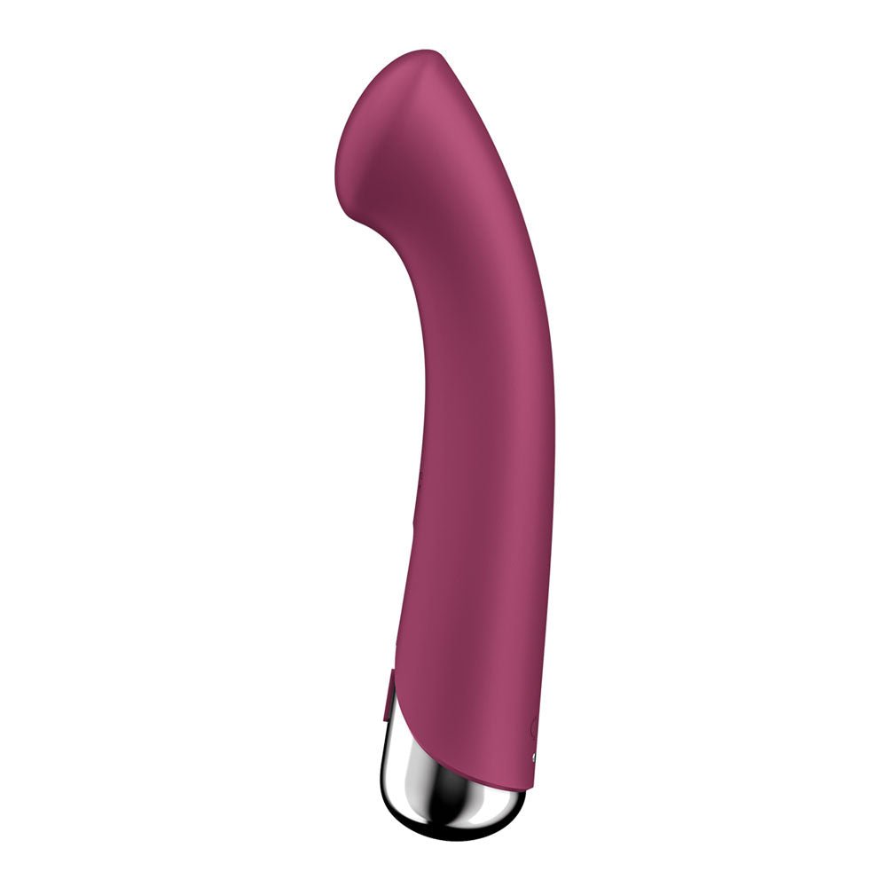 Buy Satisfyer Spinning G - Spot 1 - Red - Red 16.5 cm USB Rechargeable Rotating Vibrator – Naughtyhut NZ sex toys online. Discreet delivery & top brands.