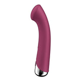 Buy Satisfyer Spinning G - Spot 1 - Red - Red 16.5 cm USB Rechargeable Rotating Vibrator – Naughtyhut NZ sex toys online. Discreet delivery & top brands.
