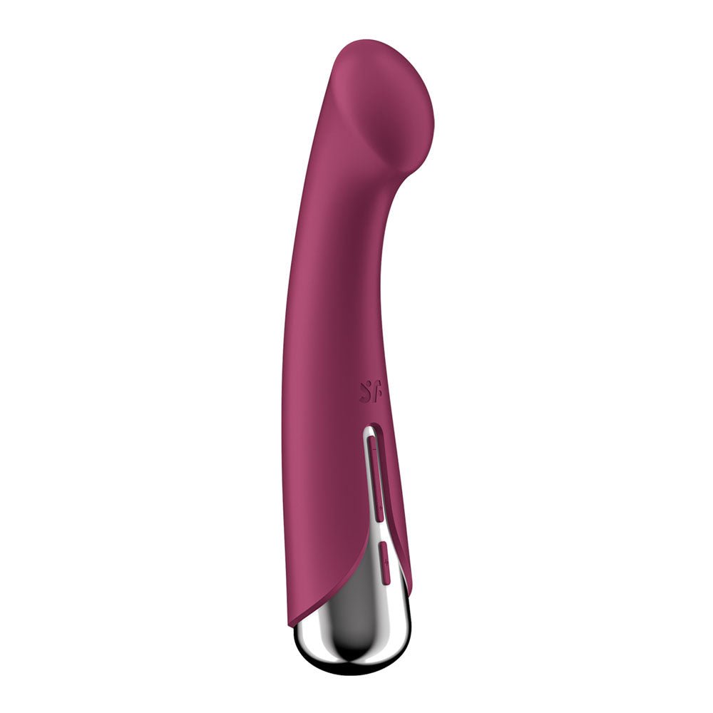 Buy Satisfyer Spinning G - Spot 1 - Red - Red 16.5 cm USB Rechargeable Rotating Vibrator – Naughtyhut NZ sex toys online. Discreet delivery & top brands.