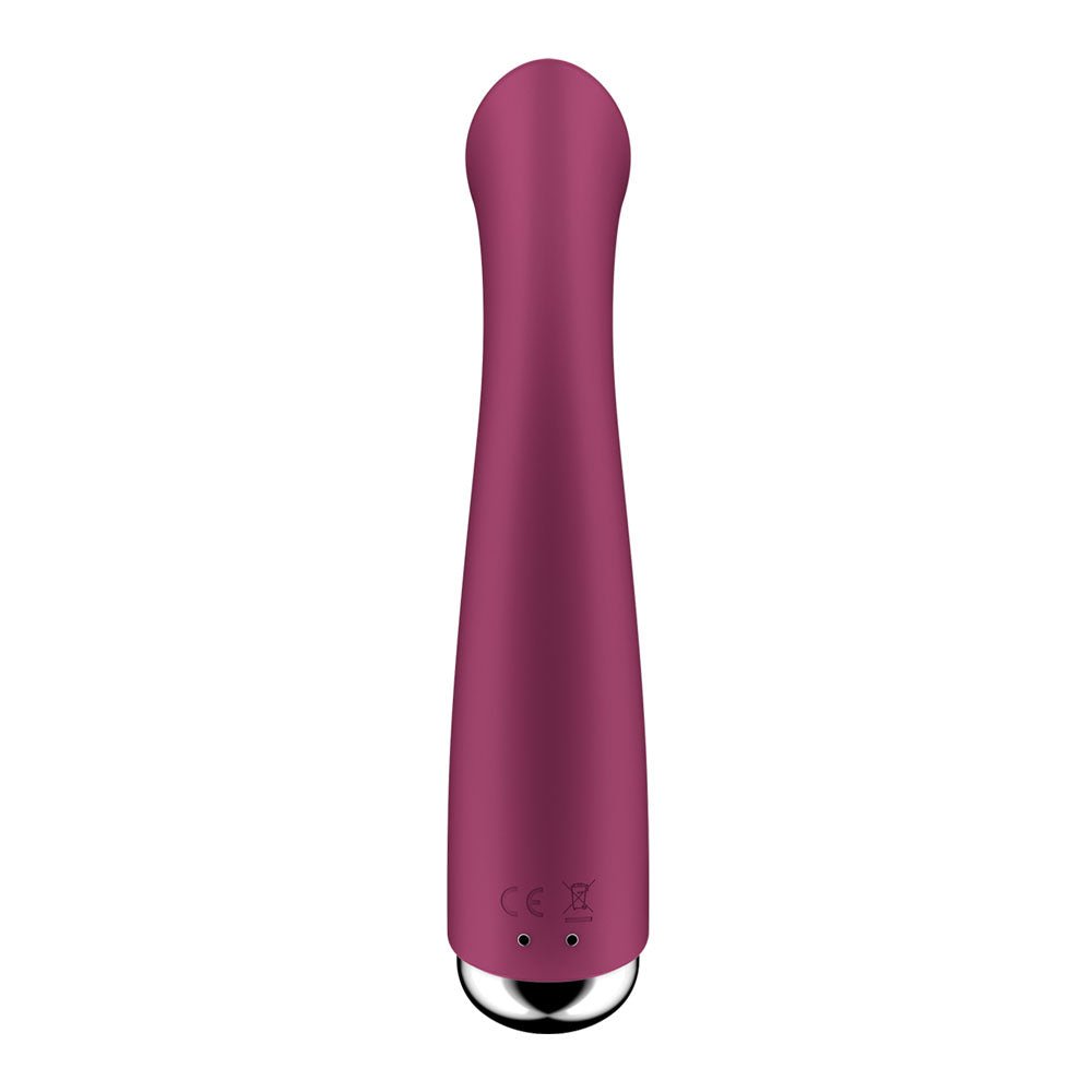 Buy Satisfyer Spinning G - Spot 1 - Red - Red 16.5 cm USB Rechargeable Rotating Vibrator – Naughtyhut NZ sex toys online. Discreet delivery & top brands.
