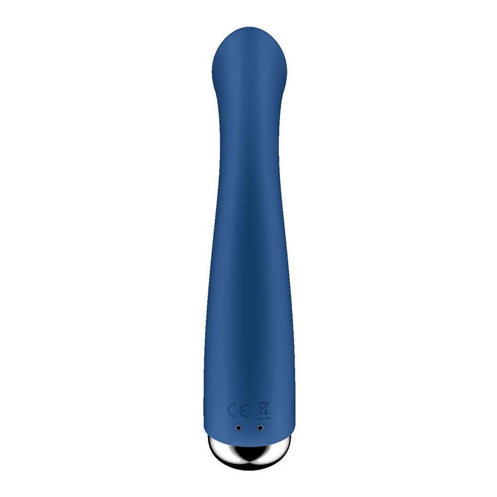 Buy Satisfyer Spinning G - Spot 1 - Blue - Blue 16.5 cm USB Rechargeable Rotating Vibrator – Naughtyhut NZ sex toys online. Discreet delivery & top brands.
