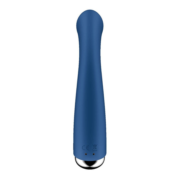 Buy Satisfyer Spinning G - Spot 1 - Blue - Blue 16.5 cm USB Rechargeable Rotating Vibrator – Naughtyhut NZ sex toys online. Discreet delivery & top brands.
