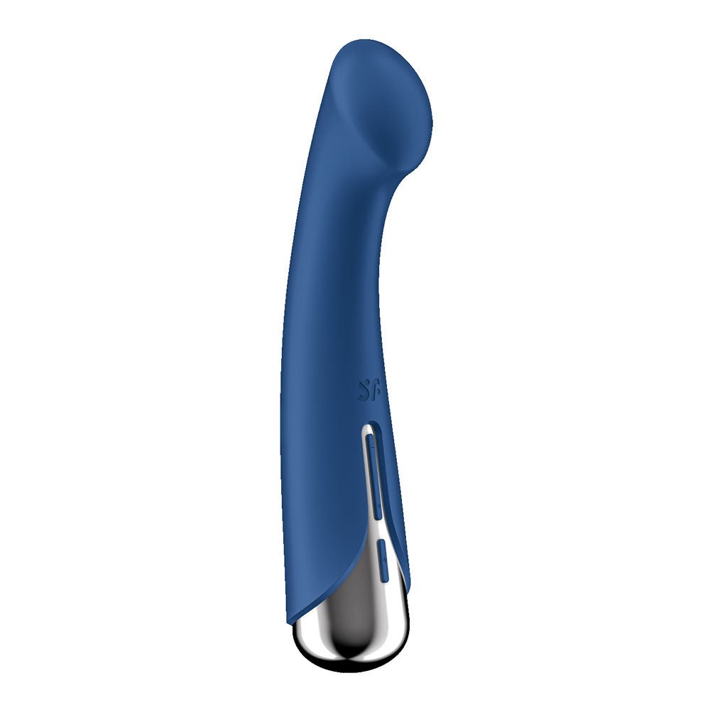 Buy Satisfyer Spinning G - Spot 1 - Blue - Blue 16.5 cm USB Rechargeable Rotating Vibrator – Naughtyhut NZ sex toys online. Discreet delivery & top brands.