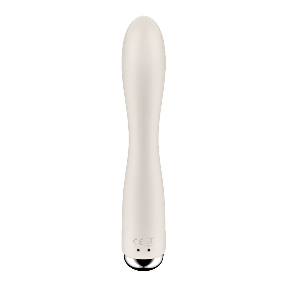 Buy Satisfyer Spinning Rabbit 1 - Beige - Beige 20 cm USB Rechargeable Rotating Rabbit Vibrator – Naughtyhut NZ sex toys online. Discreet delivery & top brands.