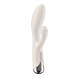 Buy Satisfyer Spinning Rabbit 1 - Beige - Beige 20 cm USB Rechargeable Rotating Rabbit Vibrator – Naughtyhut NZ sex toys online. Discreet delivery & top brands.