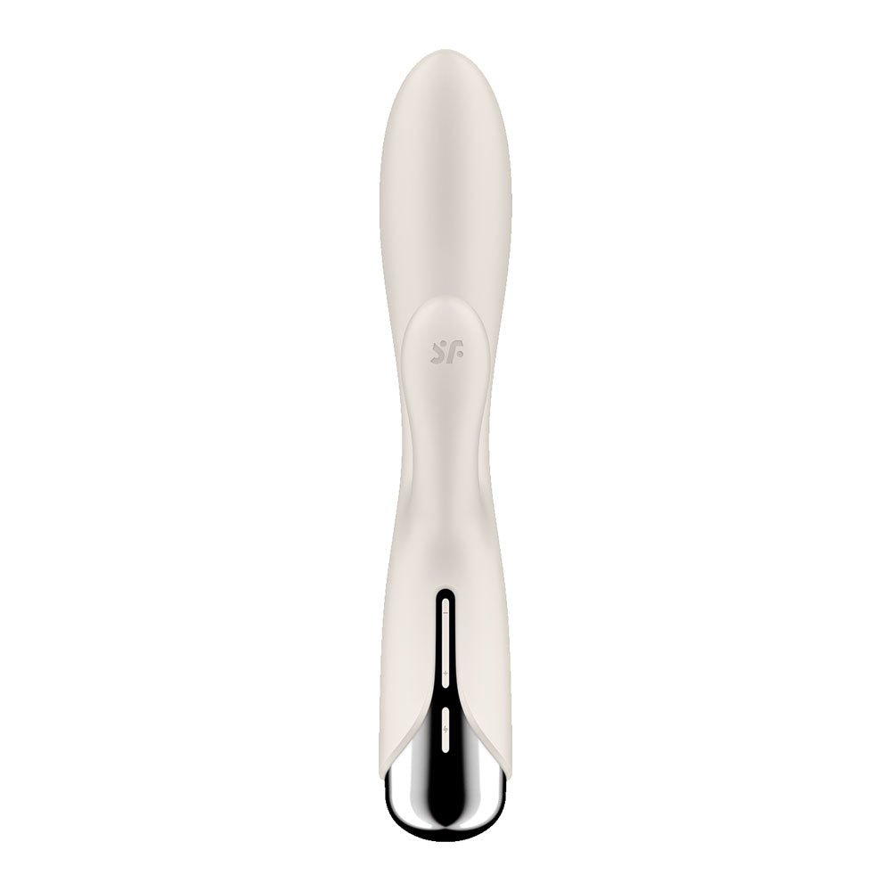 Buy Satisfyer Spinning Rabbit 1 - Beige - Beige 20 cm USB Rechargeable Rotating Rabbit Vibrator – Naughtyhut NZ sex toys online. Discreet delivery & top brands.