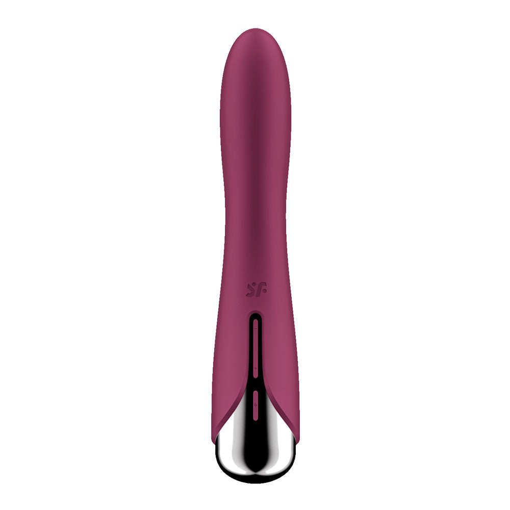 Buy Satisfyer Spinning Vibe 1 - Red - Red 17.8 cm USB Rechargeable Rotating Vibrator – Naughtyhut NZ sex toys online. Discreet delivery & top brands.