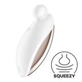 Buy Satisfyer Spot On 2 - White USB Rechargeable Stimulator – Naughtyhut NZ sex toys online. Discreet delivery & top brands.
