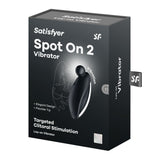 Buy Satisfyer Spot On 2 - Black USB Rechargeable Stimulator – Naughtyhut NZ sex toys online. Discreet delivery & top brands.