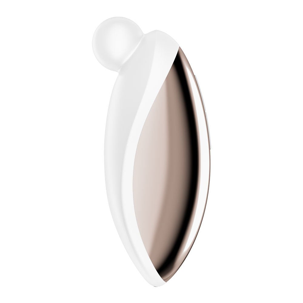 Buy Satisfyer Spot On 2 - White USB Rechargeable Stimulator – Naughtyhut NZ sex toys online. Discreet delivery & top brands.