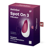 Buy Satisfyer Spot On 3 - Berry USB Rechargeable Stimulator – Naughtyhut NZ sex toys online. Discreet delivery & top brands.