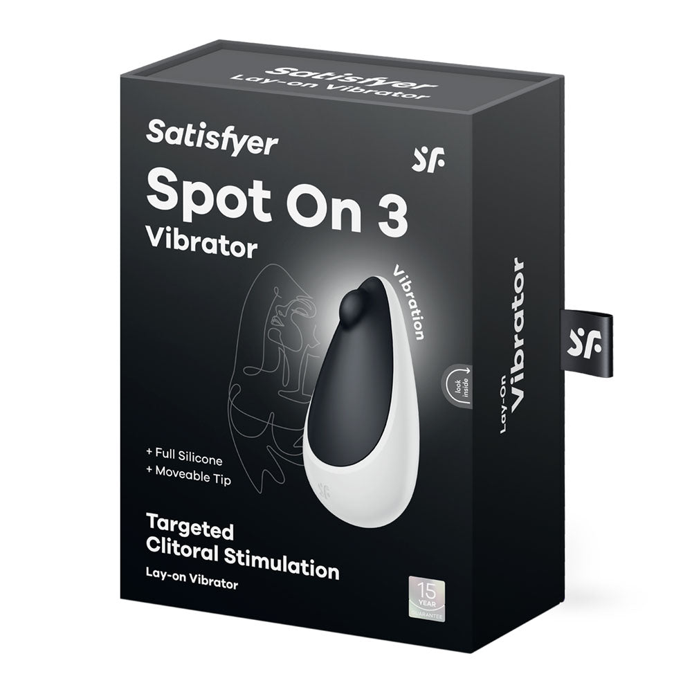 Buy Satisfyer Spot On 3 - Black USB Rechargeable Stimulator – Naughtyhut NZ sex toys online. Discreet delivery & top brands.