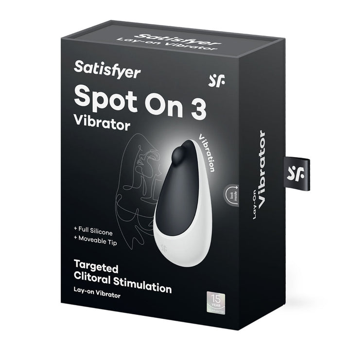 Buy Satisfyer Spot On 3 - Black USB Rechargeable Stimulator – Naughtyhut NZ sex toys online. Discreet delivery & top brands.