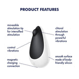 Buy Satisfyer Spot On 3 - Black USB Rechargeable Stimulator – Naughtyhut NZ sex toys online. Discreet delivery & top brands.