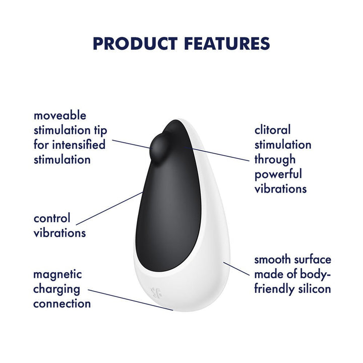 Buy Satisfyer Spot On 3 - Black USB Rechargeable Stimulator – Naughtyhut NZ sex toys online. Discreet delivery & top brands.