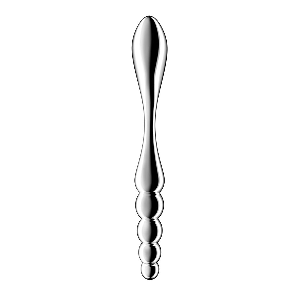 Buy Satisfyer Star Force 1 - Chrome Steel 21 cm Dildo – Naughtyhut NZ sex toys online. Discreet delivery & top brands.