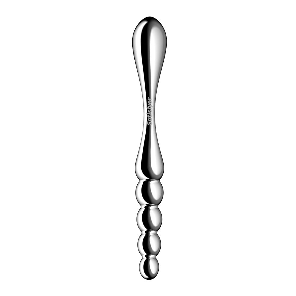 Buy Satisfyer Star Force 1 - Chrome Steel 21 cm Dildo – Naughtyhut NZ sex toys online. Discreet delivery & top brands.