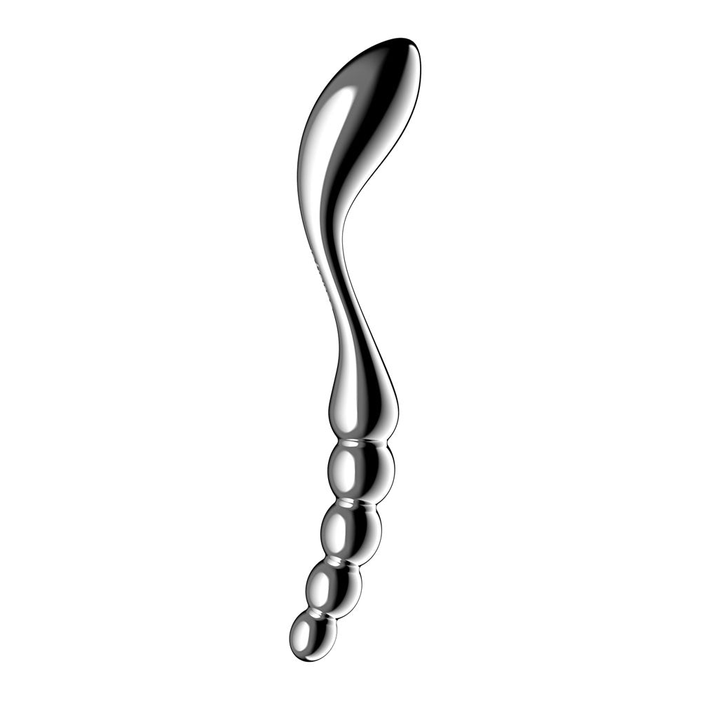 Buy Satisfyer Star Force 1 - Chrome Steel 21 cm Dildo – Naughtyhut NZ sex toys online. Discreet delivery & top brands.