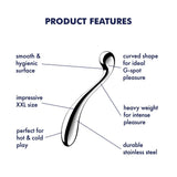 Buy Satisfyer Star Force 4 - Chrome Steel 26 cm Dildo – Naughtyhut NZ sex toys online. Discreet delivery & top brands.