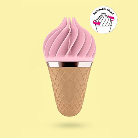 Buy Satisfyer Sweet Treat Spinnator - Pink USB Rechargeable Stimulator with Rotating Head – Naughtyhut NZ sex toys online. Discreet delivery & top brands.