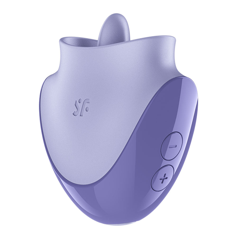 Satisfyer Tongue Dancer - Purple USB Rechargeable Flicking Stimulator – Sex toys NZ by Naughtyhut. Discreet delivery nationwide.