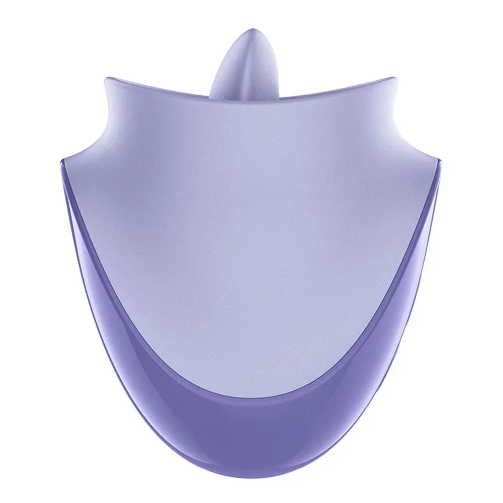 Satisfyer Tongue Dancer - Flicking Stimulator in Purple, back view