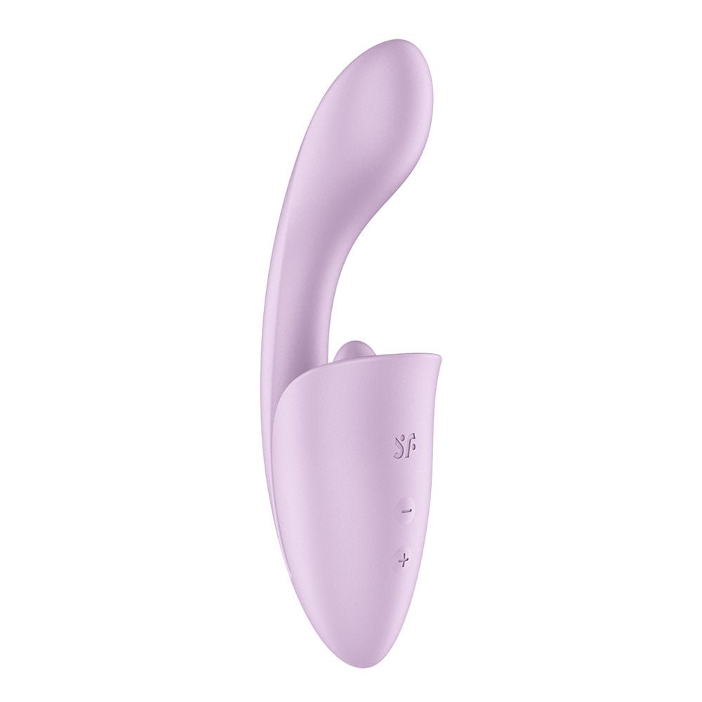 Satisfyer Tongue Expert - Violet 18 cm USB Rechargeable Vibrator with Flicking Clit Stimulator – Sex toys NZ by Naughtyhut. Discreet delivery nationwide.