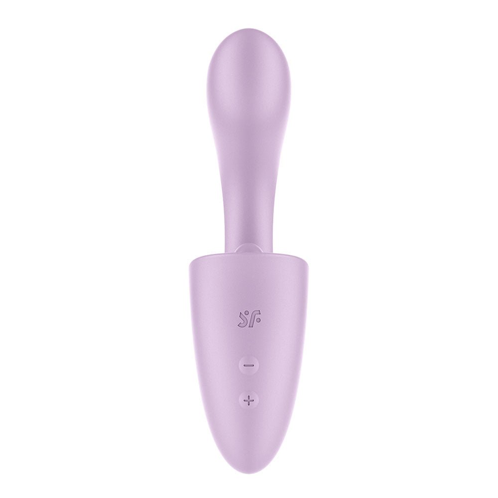 Satisfyer Tongue Expert - Violet 18 cm USB Rechargeable Vibrator with Flicking Clit Stimulator – Sex toys NZ by Naughtyhut. Discreet delivery nationwide.