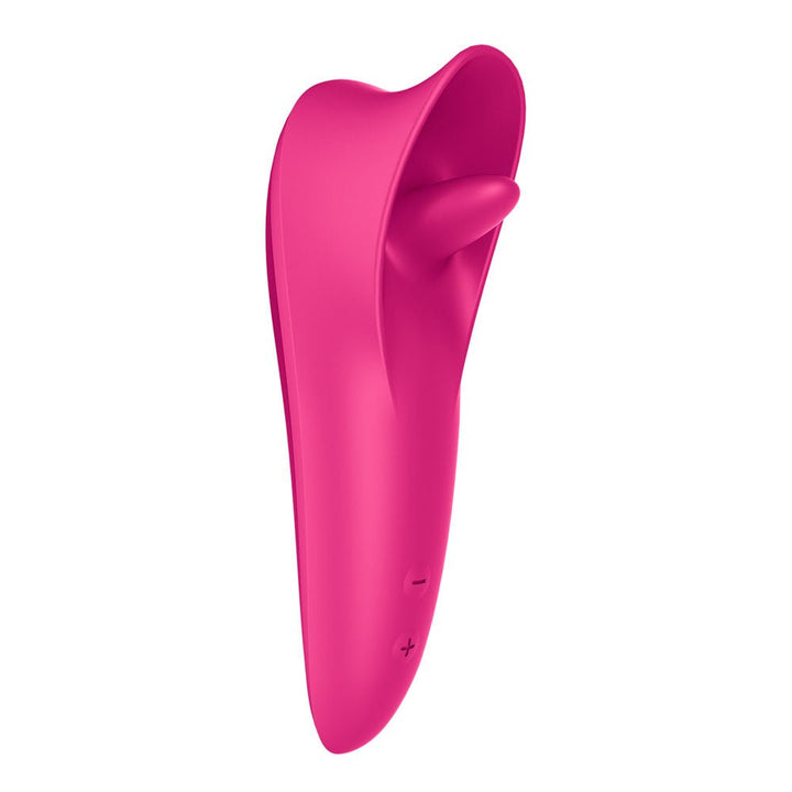 Satisfyer Tongue Master - Pink 14.4 cm USB Rechargeable Flicking Clitoral Stimulator – Sex toys NZ by Naughtyhut. Discreet delivery nationwide.