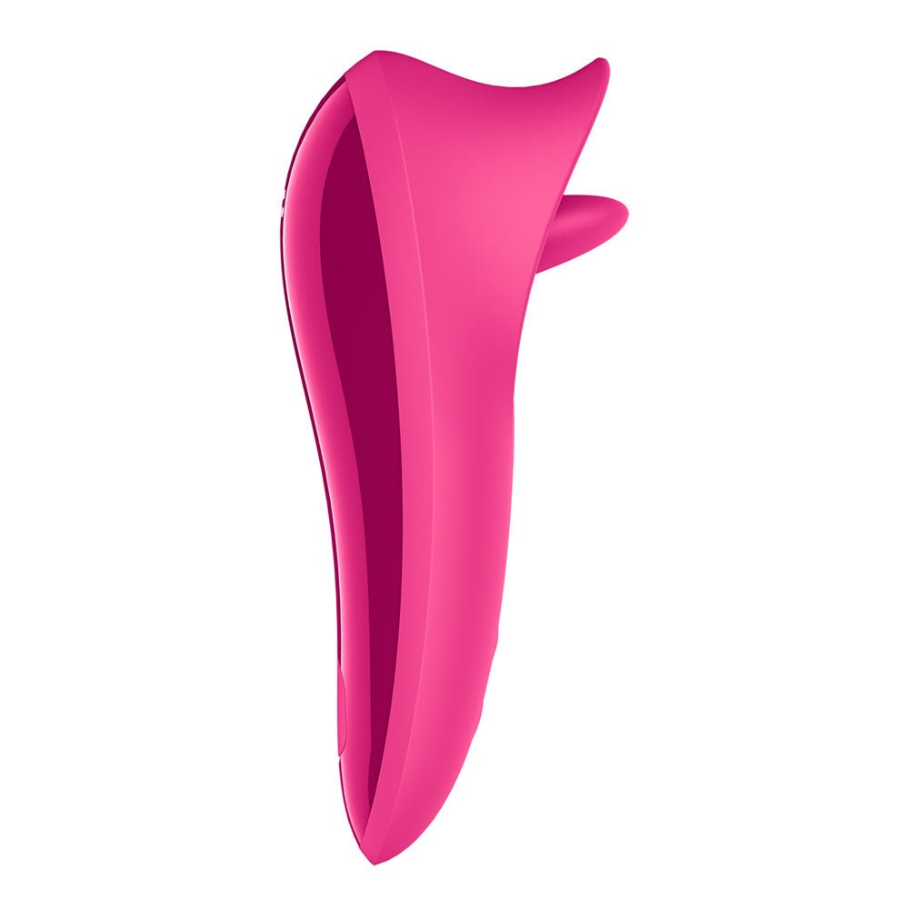 Satisfyer Tongue Master - Pink 14.4 cm USB Rechargeable Flicking Clitoral Stimulator – Sex toys NZ by Naughtyhut. Discreet delivery nationwide.