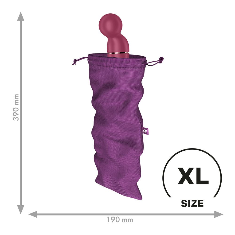 Satisfyer Treasure Bag XLarge - Violet - Violet XL Toy Storage Bag – Sex toys NZ by Naughtyhut. Discreet delivery nationwide.