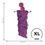Buy Satisfyer Treasure Bag XLarge - Violet - Violet XL Toy Storage Bag – Naughtyhut NZ sex toys online. Discreet delivery & top brands.