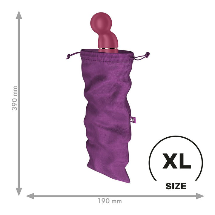 Satisfyer Treasure Bag XLarge - Violet - Violet XL Toy Storage Bag – Sex toys NZ by Naughtyhut. Discreet delivery nationwide.