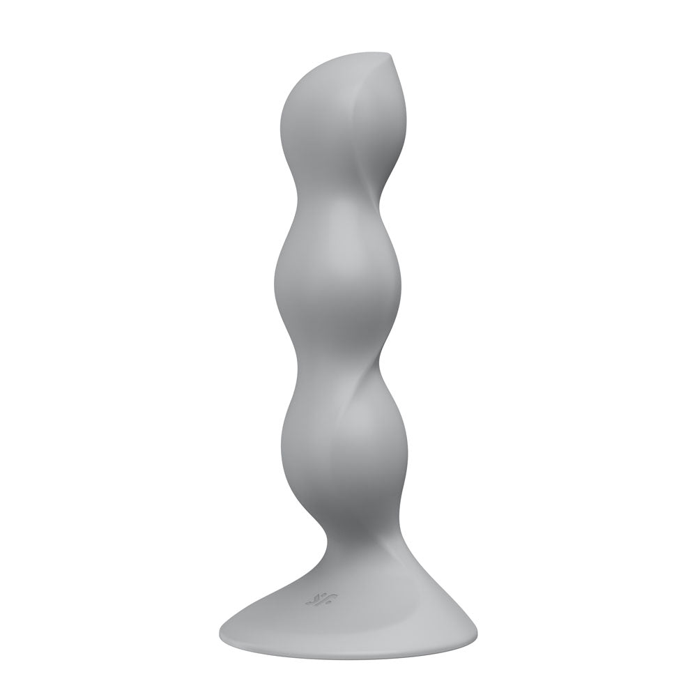 Buy Satisfyer Triple Ball - R - Grey - Grey Beaded Anal Plug – Naughtyhut NZ sex toys online. Discreet delivery & top brands.