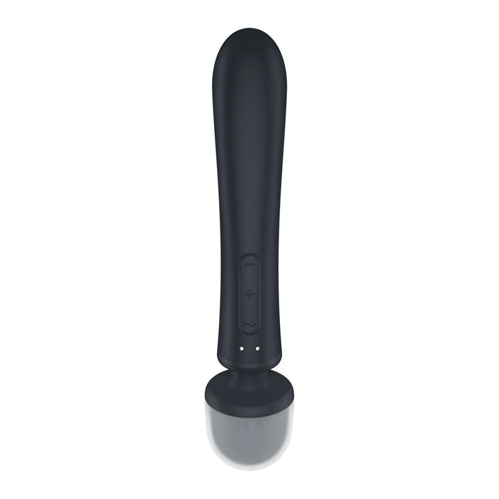 Satisfyer Triple Lover - Grey USB Rechargeable Rabbit Vibrator and Massage Wand – Sex toys NZ by Naughtyhut. Discreet delivery nationwide.