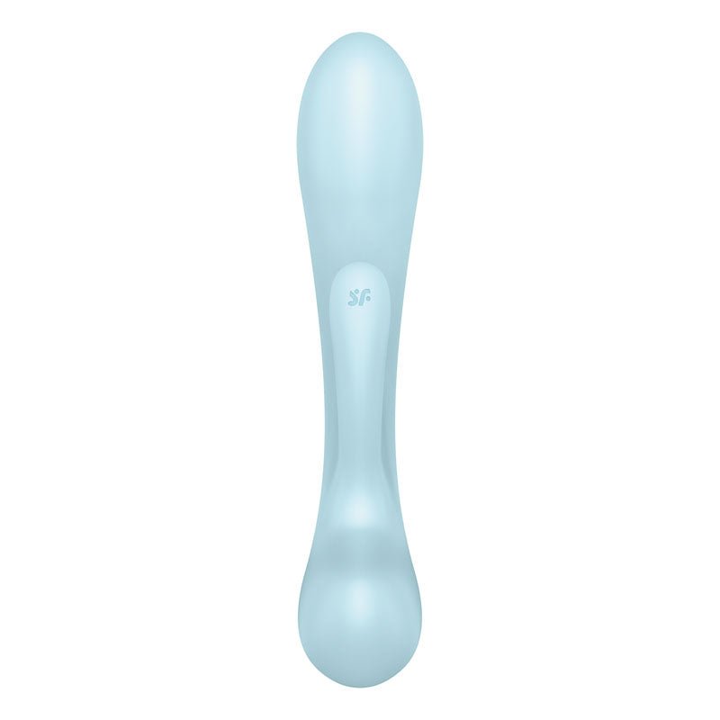 Buy Satisfyer Triple Oh - Light Blue USB Rechargeable Rabbit Vibrator – Naughtyhut NZ sex toys online. Discreet delivery & top brands.