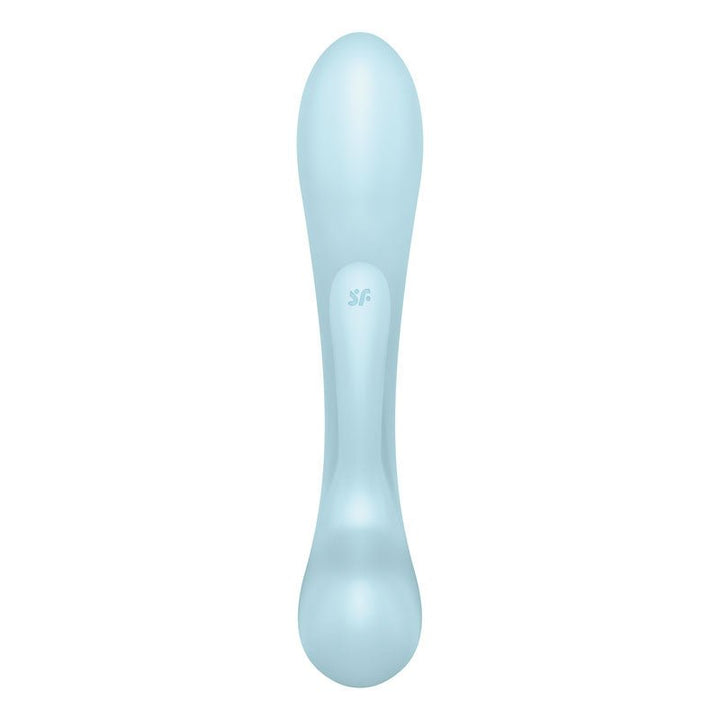 Satisfyer Triple Oh - Light Blue USB Rechargeable Rabbit Vibrator – Sex toys NZ by Naughtyhut. Discreet delivery nationwide.