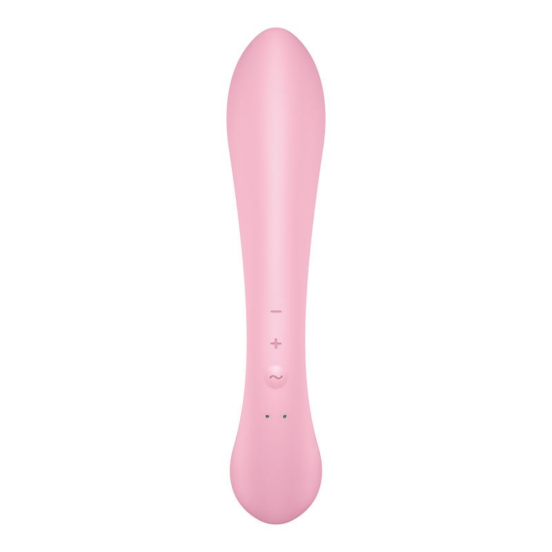 Buy Satisfyer Triple Oh - Pink USB Rechargeable Rabbit Vibrator – Naughtyhut NZ sex toys online. Discreet delivery & top brands.